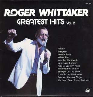 Roger Whittaker Greatest Hits Vol 2 LP VG++ Canada  