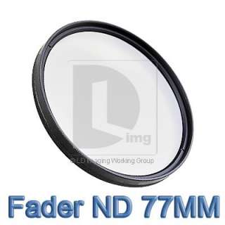 Slim 58MM Fader ND Neutral Density filter Adjust ND2 to ND400 Multi 