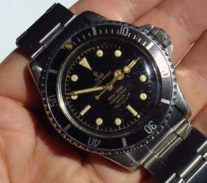 1959 Tudor Submariner 7928 Gilt Dial w/Chapter Ring & Square Crown 