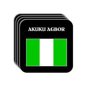  Nigeria   AKUKU AGBOR Set of 4 Mini Mousepad Coasters 