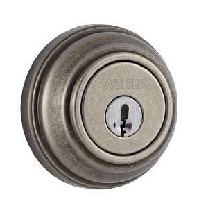 Weiser Lock GCD9371502S Rustic Pewter Deadbolts Double Cylinder Keyed 