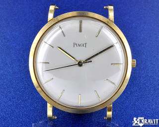 Fine Mens 18K Yellow Gold Piaget Wrist Watch C.1970  