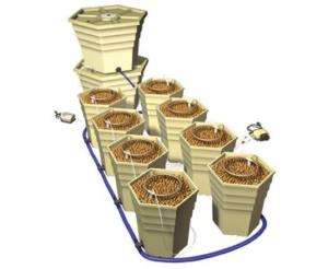 Power Grower 8 Pack Kit Complete Hydroponics System  
