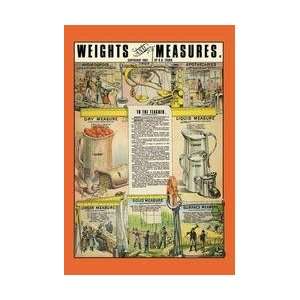  Weights and Measures 20x30 poster