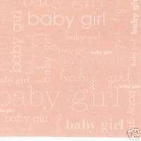 BABY GIRL 12X12 SCRAPBOOK PAPER LOT / MAMBI  