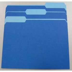  File Folder   1/3 Cut   Legal Size   Blue   100 Ct 