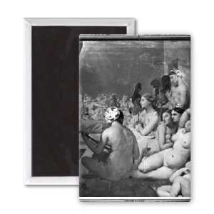 The Turkish Bath, 7th October 1859 (oil on   3x2 inch Fridge Magnet 