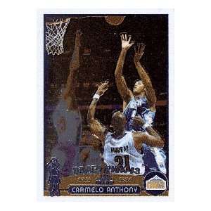 Carmelo Anthony 2004 Topps Chrome Card