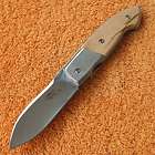 SANRENMU SRM Wood Handle Liner Lock 8Cr13MoV Folding Kn