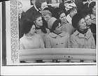   Nixon Washington Shows First Wives Watching Address Inaugural Parad