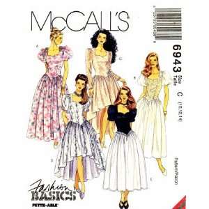  McCalls 6943 Sewing Pattern Dress Fancy Formal Prom Size 