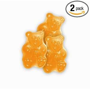 Albanese Ornery Orange Gummi Bears, 5 Pound Bags (Pack of 2)  