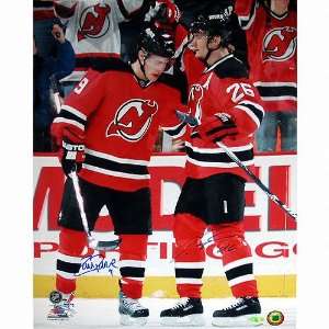  Patrick Elias Zach Parise New Jersey Devils   Celebration 