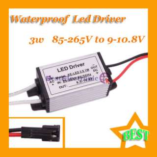 85 265V to 9 10.8V 3W LED Driver Enternal Power Supply  