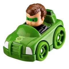 Fisher Price Little People Wheelies Green Lantern Car NEW  