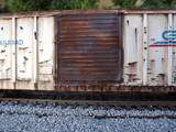 CUSTOM WEATHERED HO Athearn Chicago Heights Transf. Term. 50ft Boxcar 