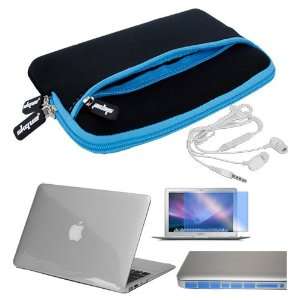   Cover for Laptop Notebook + 13.3inch Laptop Glove Case Blue(Outside