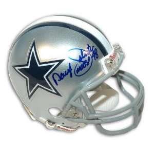  Autographed Daryl Johnston Dallas Cowboys Mini Helmet 