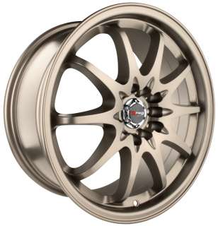 DRAG DR9 RIMS 15X6.5 8H 38OS BRONZE  