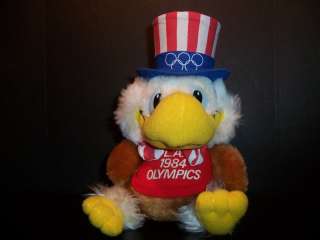1984 L.A. Olympics Sam Eagle Plush Official Stuffed Toy  