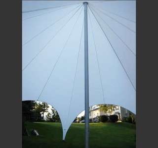 New Large Star Party Tent Canopy Shade White Outdoor Modern Marquee 