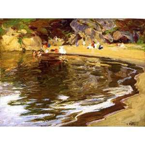  oil paintings   Edward Henry Potthast   24 x 18 inches   Bathers 