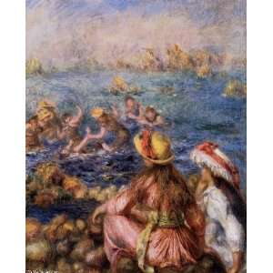   paintings   Pierre Auguste Renoir   24 x 30 inches   Bathers 2 Home