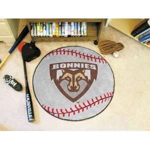 FanMats St. Bonaventure Bonnies Baseball Mat Floor Area Rug New 