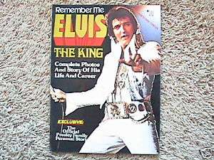 Elvis Magazine Remember Me Elvis The King, 1977, 98 p  