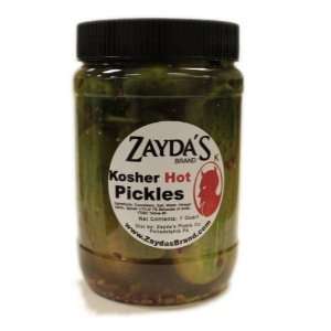 Zaydas Hot Pickles (Whole) Grocery & Gourmet Food