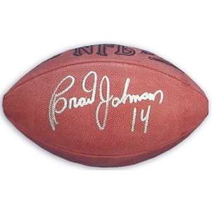 Brad Johnson Autographed Football 