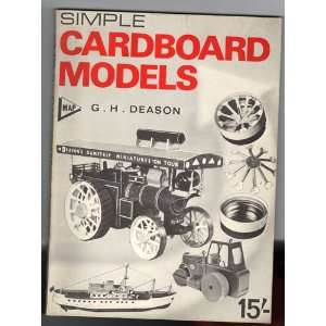  Simple cardboard models G.H. DEASON Books