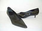 BALENCIAGA Black Patent Leather Kitten Heel Classic Pumps 41/ 9 1/2 US