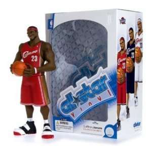  UD NBA All Star Vinyl Cavaliers Lebron James Red Jersey 