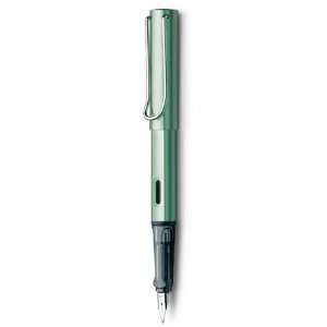  Lamy AL Star Silver Green Fountain Pen Medium nib, 024M 