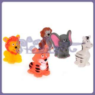 JUNGLE SAFARI ZOO ANIMAL FINGER PUPPETS BEDTIME Story PARTY PLAY 