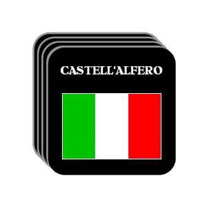  Italy   CASTELLALFERO Set of 4 Mini Mousepad Coasters 