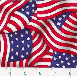  45 Wide Large Flag Waving Fabric By The Yard Arts 