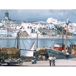 View of Moorish Town of Algeciras as Seen from Port Section of the 