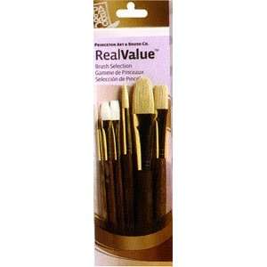 princeton art brush company real value 6 brush pack natural and 