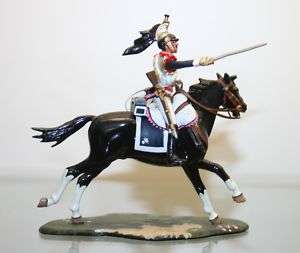 ANI NAPOLEONIC FRENCH MOUNTED CUIRASSIER CHARGING 54MM  