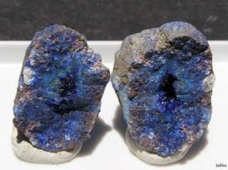 AZURITE GEODE W/CRYSTALS  BLUE BALL MINE, ARIZONA 13322  