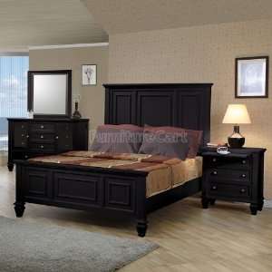 Coaster Furniture Sandy Beach Panel Bedroom Set (Black) 201321 br set 