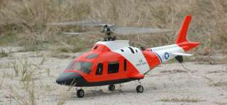 Agusta A109 SAR Painted 450 RTF RC Helicopter w/ Retractable Gear 