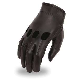   Classics Mens Waterproof Gauntlet Leather Gloves. Gel Palm. FI141GEL