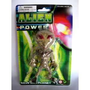  Outer Space Alien Power Extra terrestrial Figurine Toys 