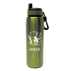  Bear Etched Stainless Water Bottle