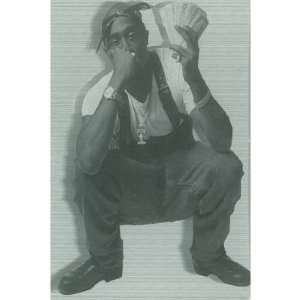  (4x6) Tupac Shakur (Holding Cash) Music Postcard