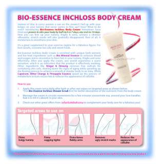 Bio Essence ~ Inchloss Body Cream ❤ Slim your Tummy ❤  