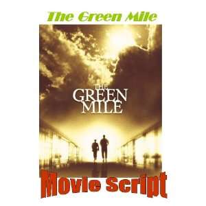  Stephen King GREEN MILE Movie Script   Great Read 
